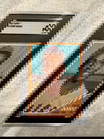 1962 TOPPS # 25 ERNIE BANKS SGC 4.0