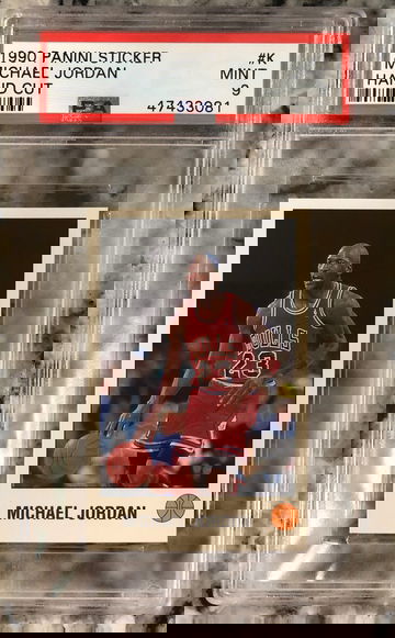 1990 Panink Michael Jordan sticker PSA 9