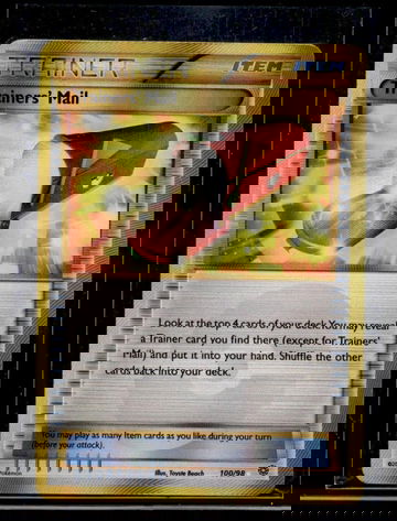 2015 Pokémon XY Roaring Skies Gold Trainer Item Trainers' Mail #100/98