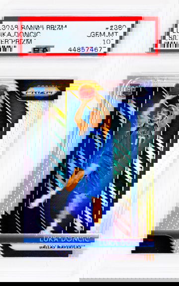 2018 Panini Prizm Luka Doncic Silver #280 PSA 10