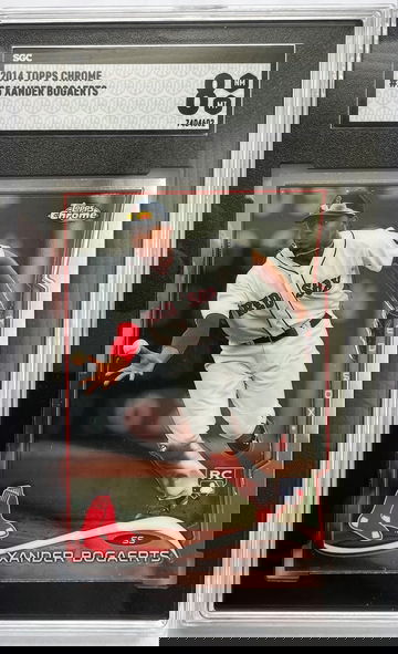 Xander Bogaerts 2014 Topps Chrome Rookie SGC 8