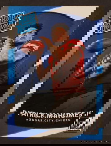 2017 Panini Donruss Rated Rookie Patrick Mahomes II #327 RC