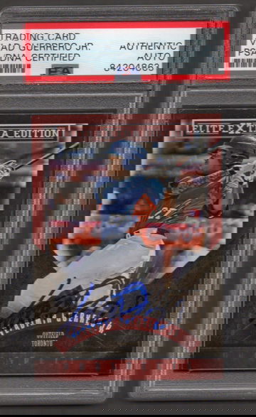 Vladimir Guerrero Jr. Signed Autographed 2015 Elite #169 RC PSA DNA COA