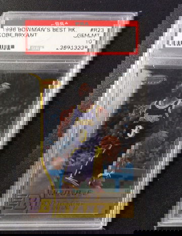  1996 Bowman's Best   #R23 KOBE BRYANT PSA10 No Greening