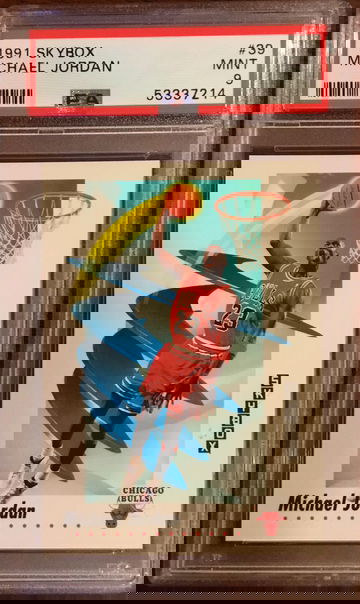 1991 Skybox #39 Michael Jordan PSA 9