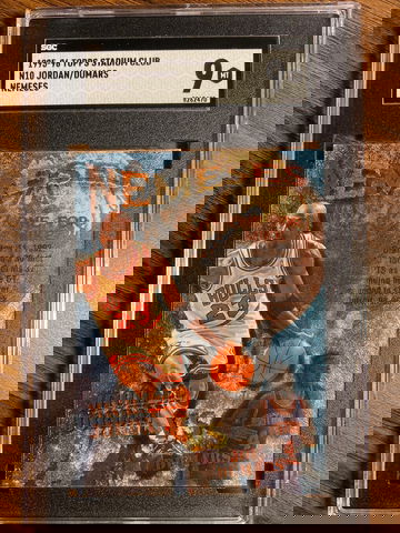 1995-96 Topps Stadium Club N10 Jordan/Dumars Nemesis 9 Mt