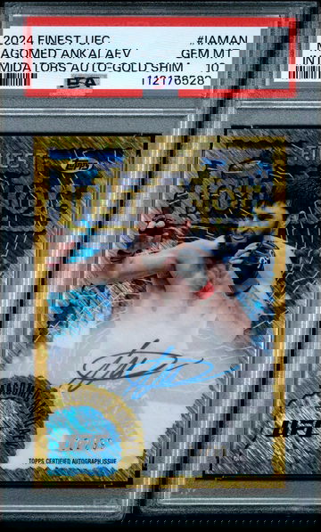 2024 Finest #IA-MAN Magomed Ankalaev Intimidators /39 PSA 10