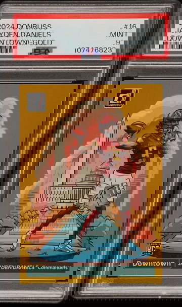 2024 Dornruss Jayden Daniel’s Downtown Gold 1/10 PSA 9