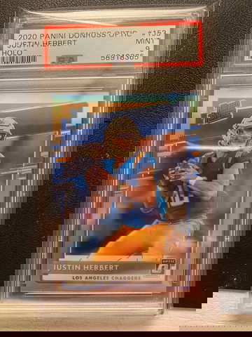 2020 Optic Holo Justin Herbert RC PSA 9