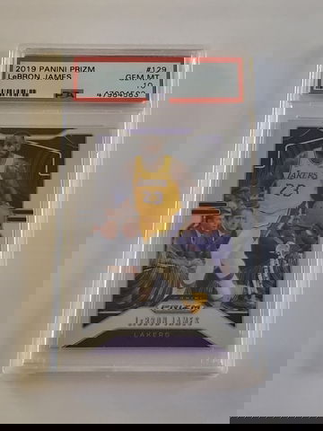 LeBron James 2019 Prizm #129 PSA 10