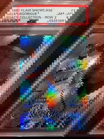 1997 Flair Showcase Legacy Row 2 PSA 8