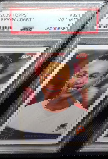 2009 Topps Stephen Curry PSA 8