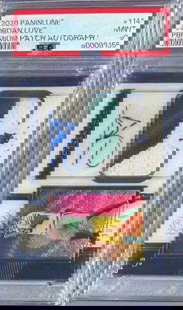 2020 Panini One Premium Jordan Love Rookie Patch Auto RPA /49