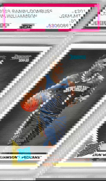2019 Donruss Zion Williamson PSA 10