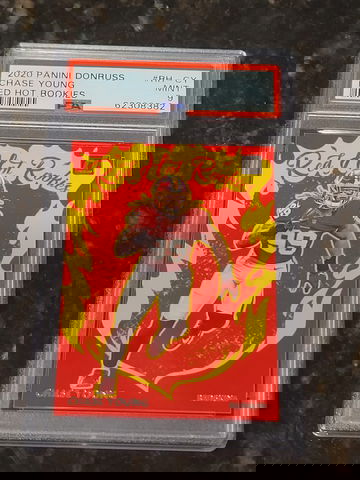 2020 Panini Donruss Red Hot Rookies Chase Young #RH-CY PSA 9 MINT