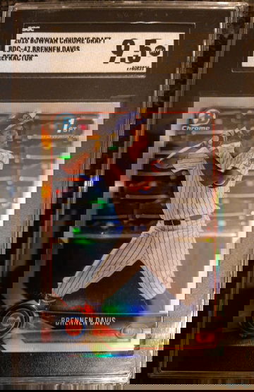 Brennen Davis Bowman Chrome Refractor SGC 9.5