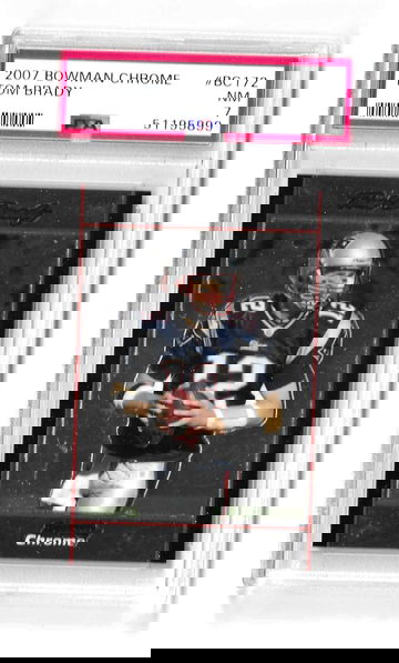 2007 bowman chrome tom brady