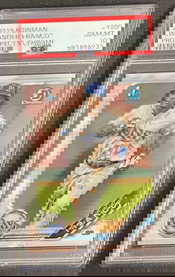 2019 Bowman Wander Franco Chrome 1st Prospects PSA 10 GEM MT 