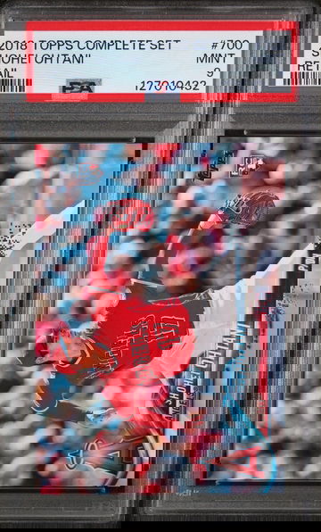 2018 Topps Complete Set Retail Shohei Ohtani #700D PSA 9