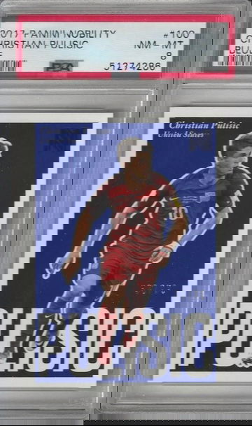 2017 Panini Nobility Christian Pulisic Blue /99 PSA 8