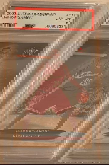 2003 Fleer Ultra Lebron James PSA 6 Hummer H2