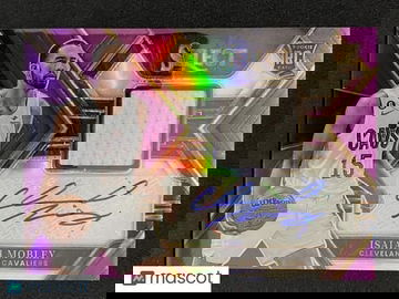 2022-23 Panini Select Isaiah Mobley Pink Prizm patch auto /99 RC