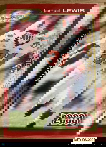 🔥2000 Score Scorecard #287 Jamal Lewis Rookie Ravens 1239/2000