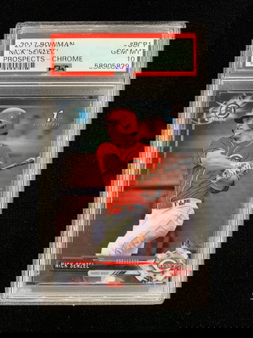 2017 Bowman Prospects Chrome Nick Senzel PSA 10 Gem Mint