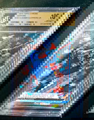 2019 Topps Chrome Sapphire #340 Vladimir Guerrero Jr RC BGS 10 Pristine