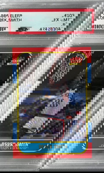 Derek Smith 1986 Fleer #103 - PSA 6