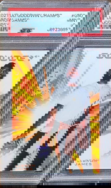 2021 LEBRON JAMES UD Upper Deck Goodwin Champs GOUDEY PSA 9 POP 1 #G50 