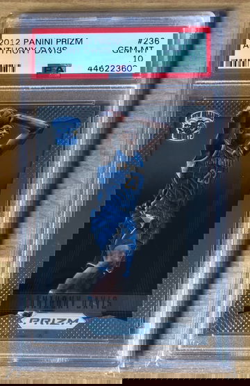 2012 Panini Prizm #236 Anthony Davis RC PSA 10 Gem Mint