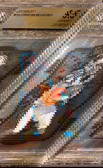 2017 Panini Select Christian Mccaffrey #155 BGS 9.5