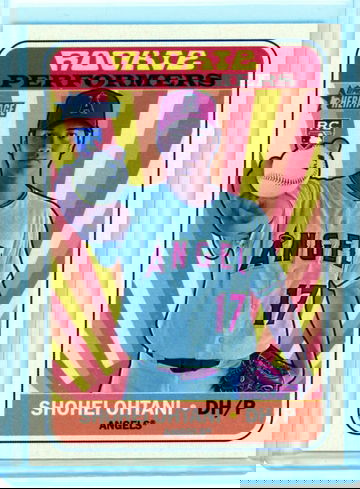 2018 Topps Heritage Rookie Performers RP-SO Shohei Ohtani