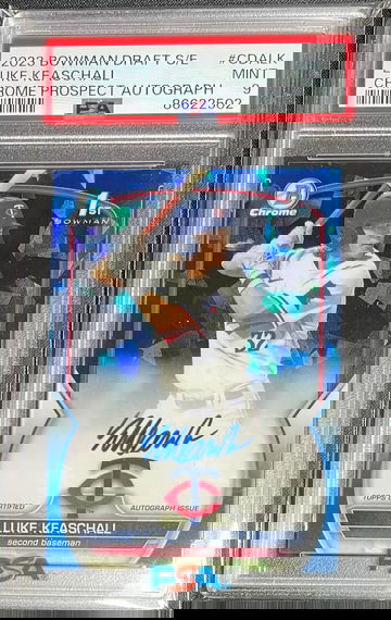 2023 Bowman Draft Sapphire Luke Keaschall Auto /199 PSA 9