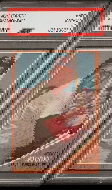 1962 Topps Stan Musial #50 PSA 4 [BL-3B.5]