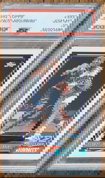 1992 Topps Alonzo Mourning #393 PSA 10