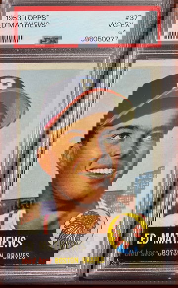 1953 Topps Ed Mathews PSA 4