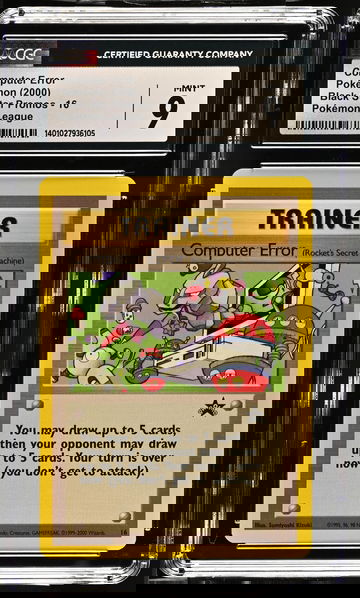 2000 Black Star Promos #16 Computer Error Pokemon League CGC 9