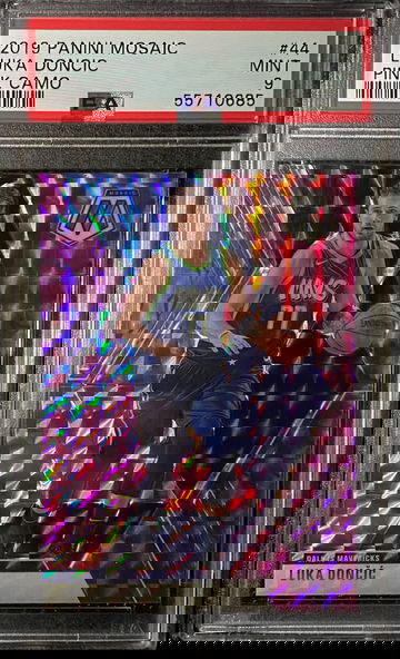 2019 Mosaic Luka Doncic Pink Camo PSA 9