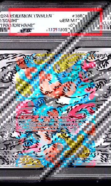2024 Pokemon Twilight Masquerade Illustration Rare Tatsugiri #186 PSA 10