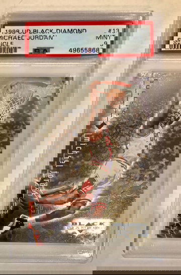 1998 Michael Jordan Upper Deck Black Diamond Single #13 PSA 9