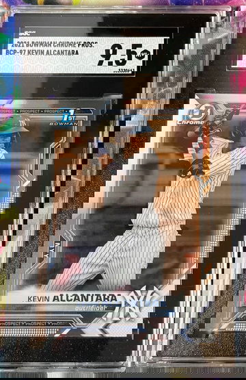 2021 Bowman Chrome BCP-97 Kevin Alcantara SGC 9.5