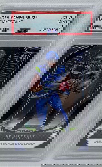 DK Metcalf 2019 Panini Prizm Football Base Rookie Card PSA 10