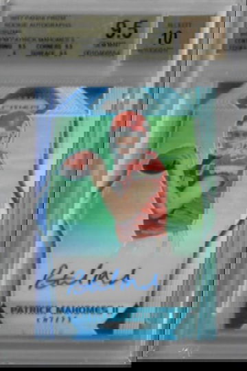 PATRICK MAHOMES 2017 PANINI PRIZM ROOKIE AUTOGRAPHS SILVER #RAPM