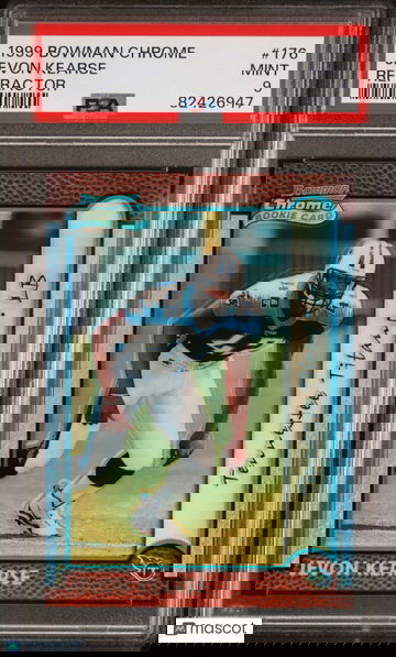 Jevon Kearse 1999 Bowman Chrome Refractor #176 Titans RC Rookie - PSA 9