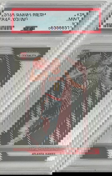 2018-19 panini prizm trae young #78 psa 9