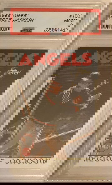 1986 Topps Reggie Jackson