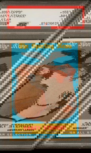 1959 Topps Casey Stengel All Star #552 PSA 7 [BL-1B.10]