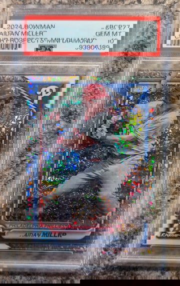 2024 Bowman Chrome Aidan Miller Mini Diamond PSA 10